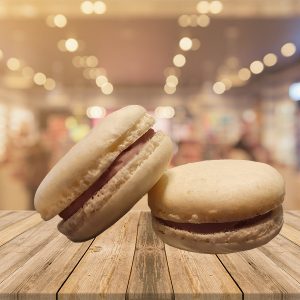 TÚRÓKRÉM-ÁFONYÁS MACARON