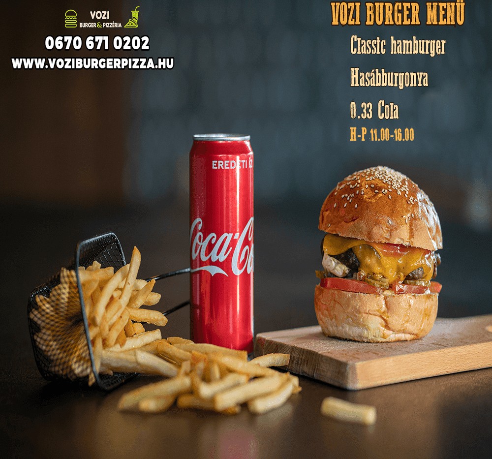 Vozi Burger Menü